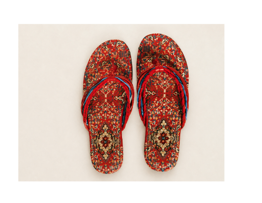 PERSIAN RUG 'flip flops'
