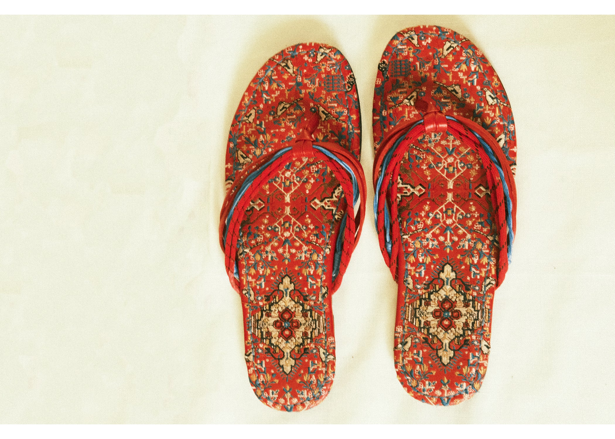 PERSIAN RUG 'flip flops'