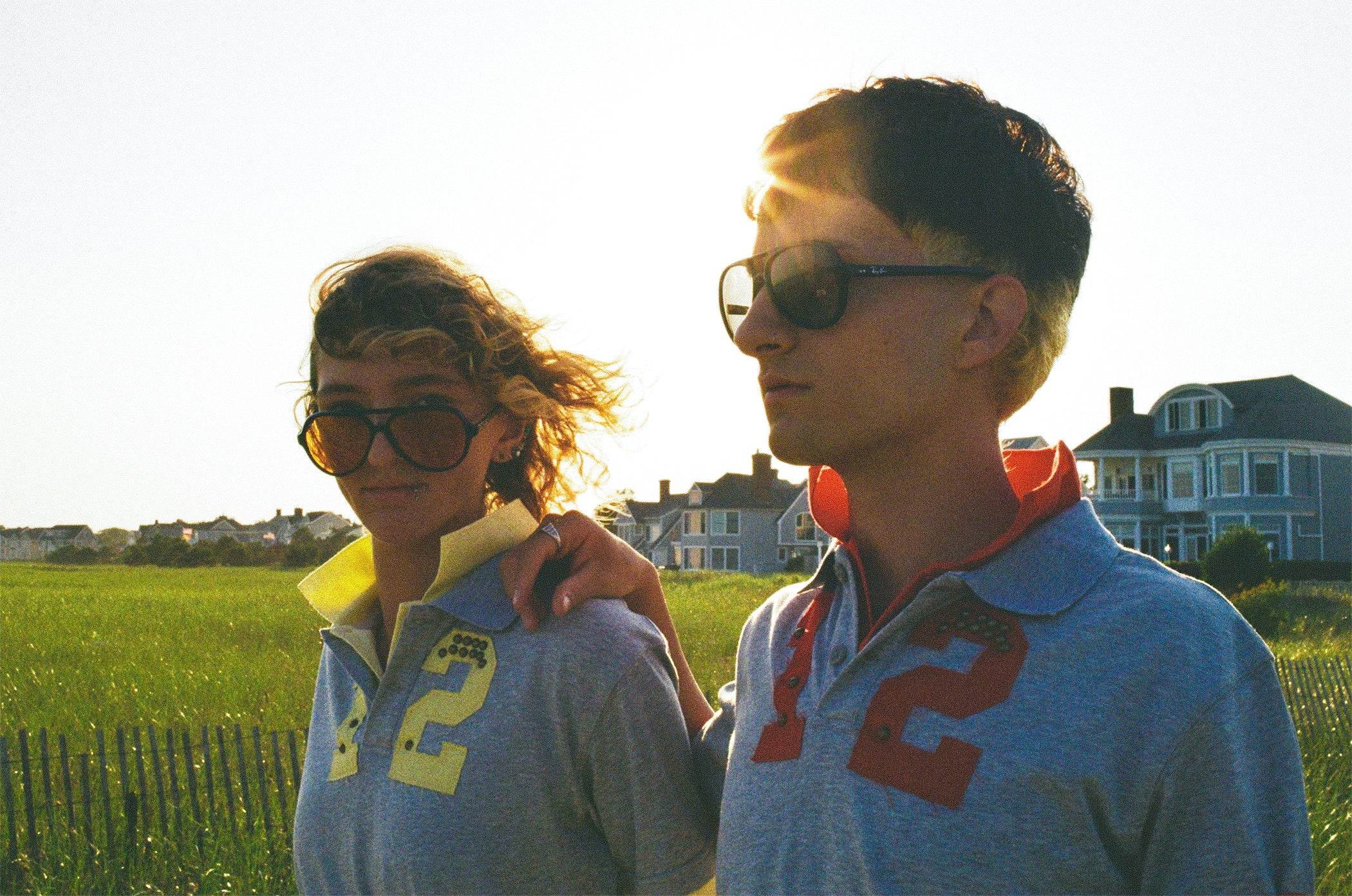 DOUBLE COLLAR 'gray yellow'
